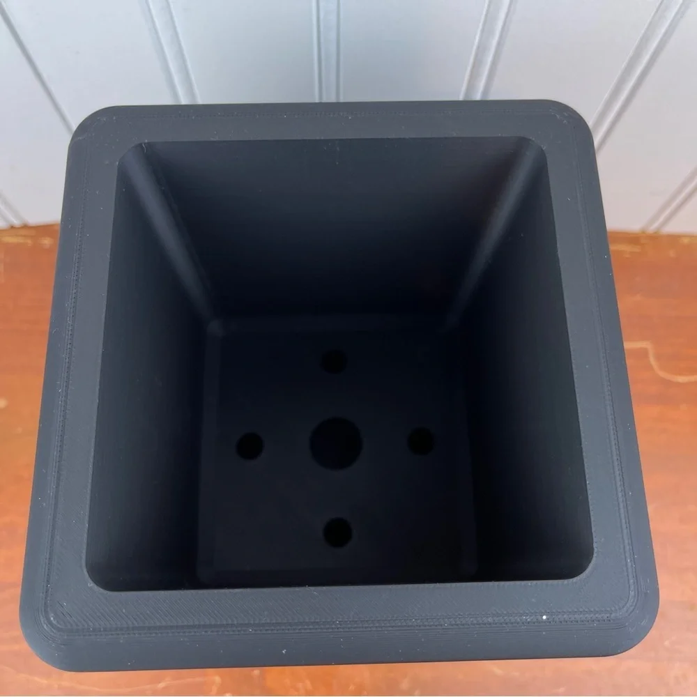 The Nova Square Planter, Flower Pot with Drainage Tray